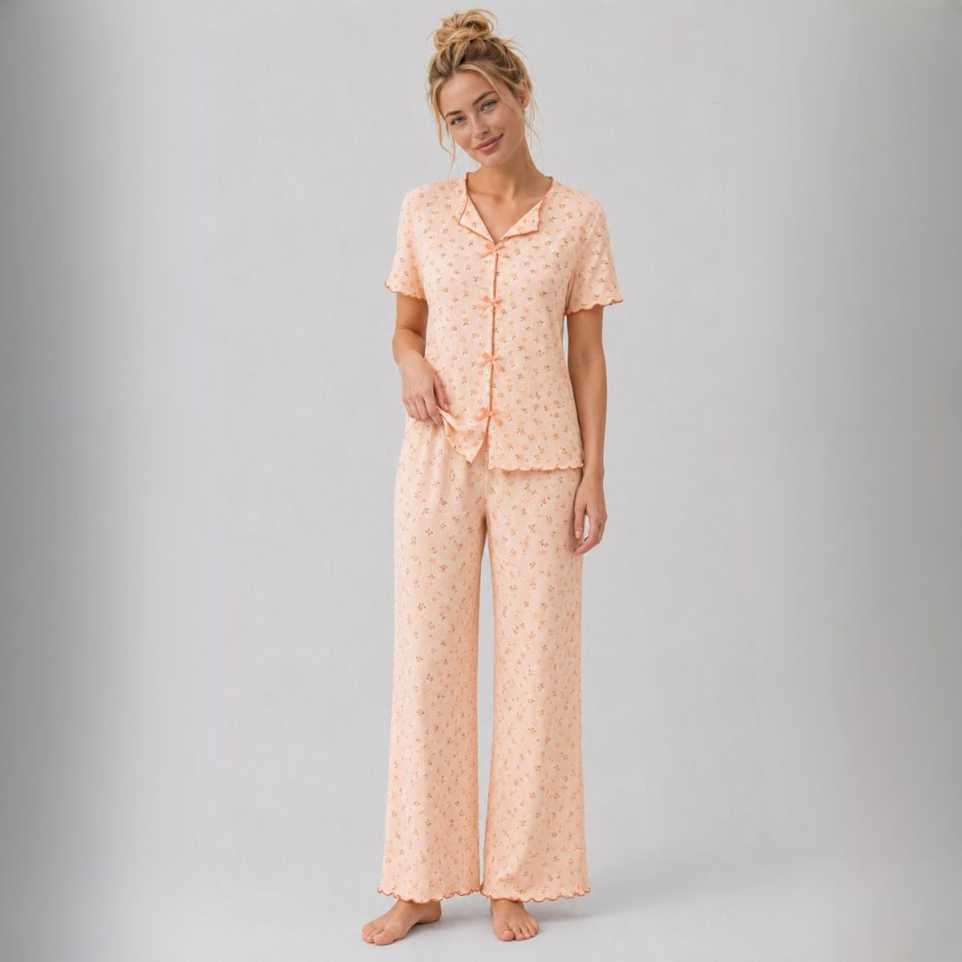 Orange Flower Pajama