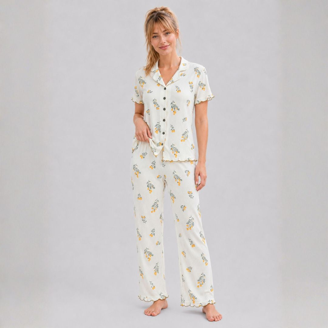 Yellow Fruit Pajama