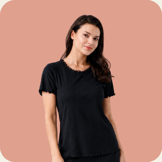 Black Cotton Set
