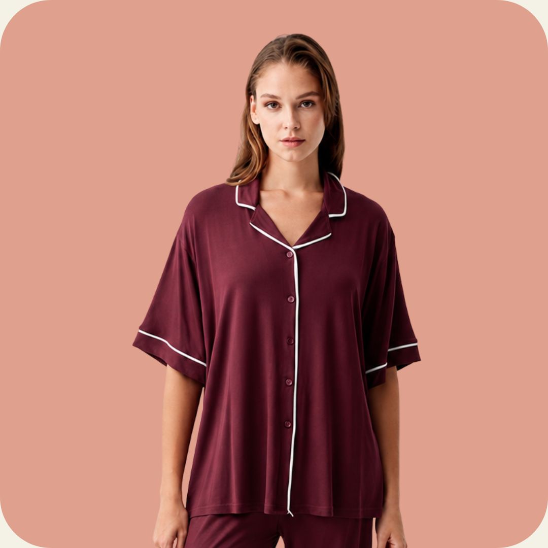 Burgundy Midnight Oversize Set