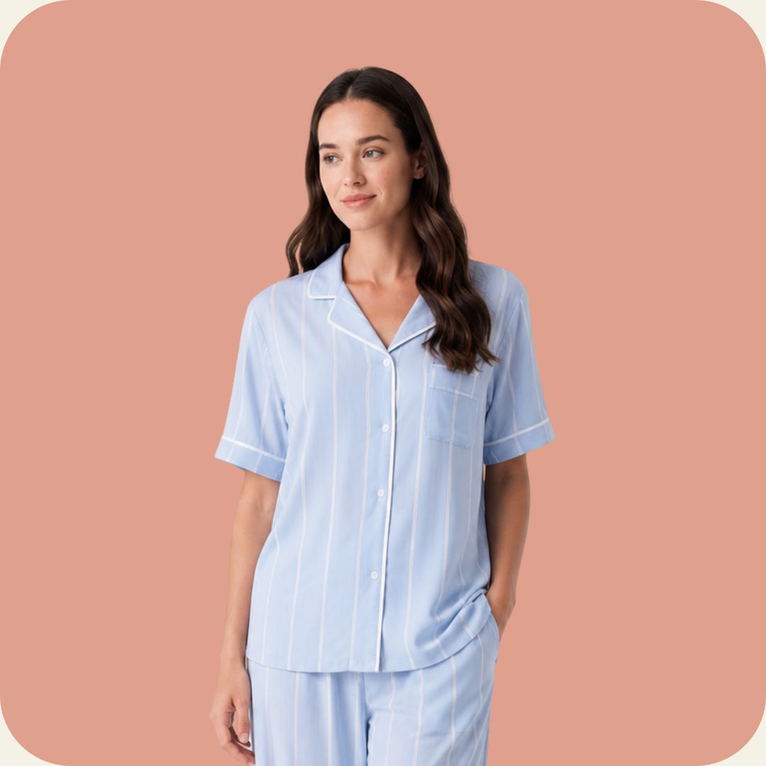 Patterned Blue & White Set