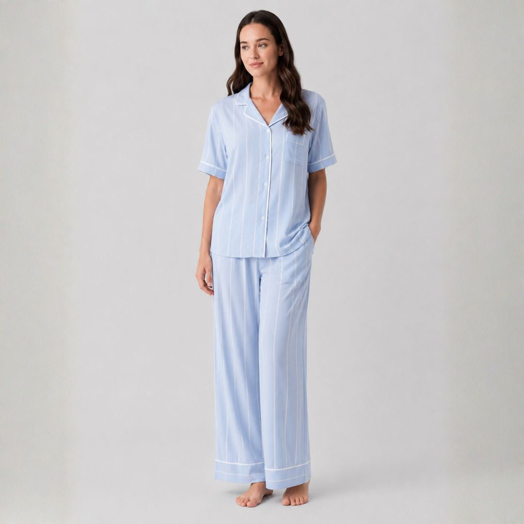 Patterned Blue & White Set