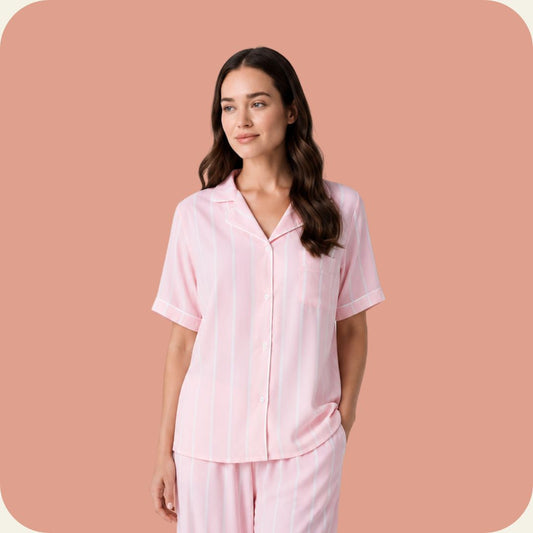 Patterned Pink & White Set
